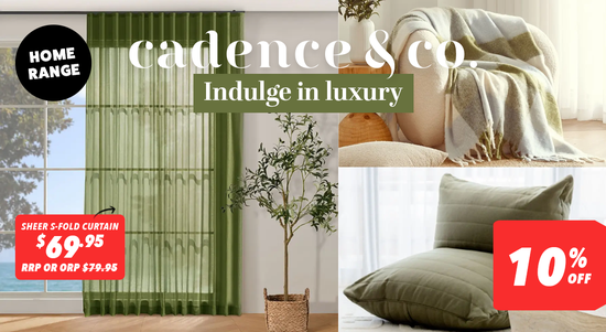 Shop the 10% off Cadence and Co Home Range sale