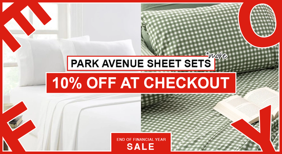 Shop the Park Avenue Sheets - 10% off at Checkout sale