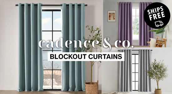Shop the Cadence & Co Blockout Curtains - Ships Free! sale