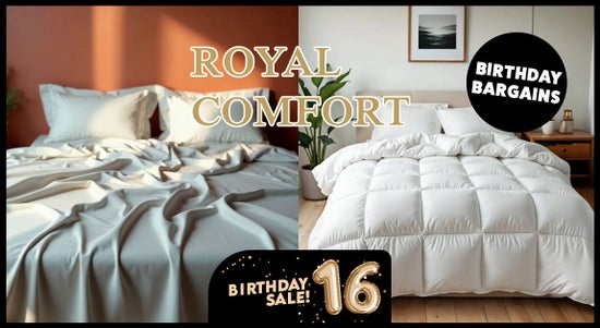 Shop the Royal Comfort Birthday Bargains! sale