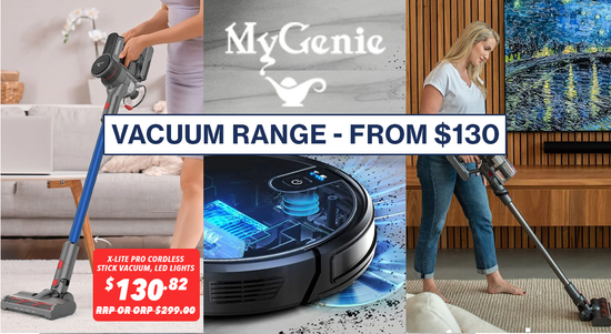 Shop the MyGenie Vacuum Range - From $130! sale