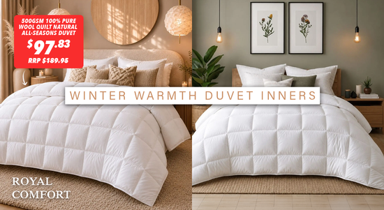 Shop the Royal Comfort Winter Warmth Duvet Inners! sale