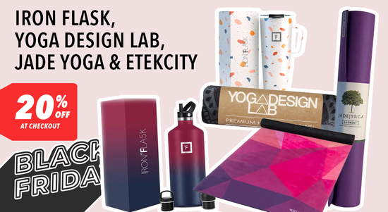 Shop the Iron Flask, Yoga Design Lab,Jade Yoga, Etekcity 20% off at checkout! sale