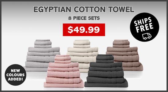 Shop the Royal Comfort Egyptian Cotton Towel Sets now $49.99 Ships Free sale