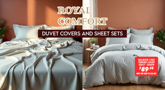 Shop the Royal Comfort Duvet Covers and Sheet Sets!  sale