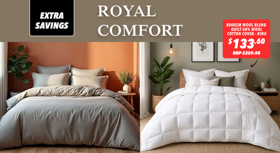 Shop the Extra Savings on Royal Comfort Bedding!  sale