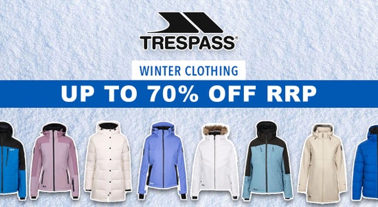 Shop the Trespass Winter Clothing! Up to 70% off RRP!  sale