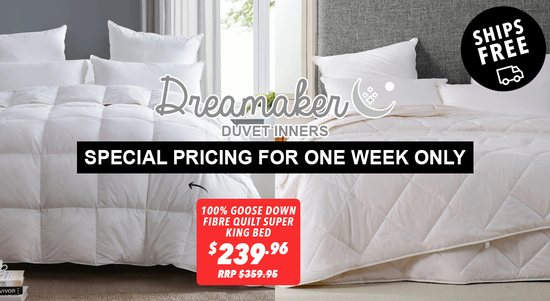 Shop the Dreamaker Duvet Inners - Further Discounts for One Week Only!  sale